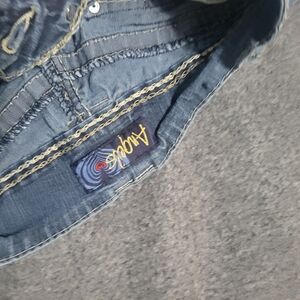 Angels Classic Blue Denim Shorts